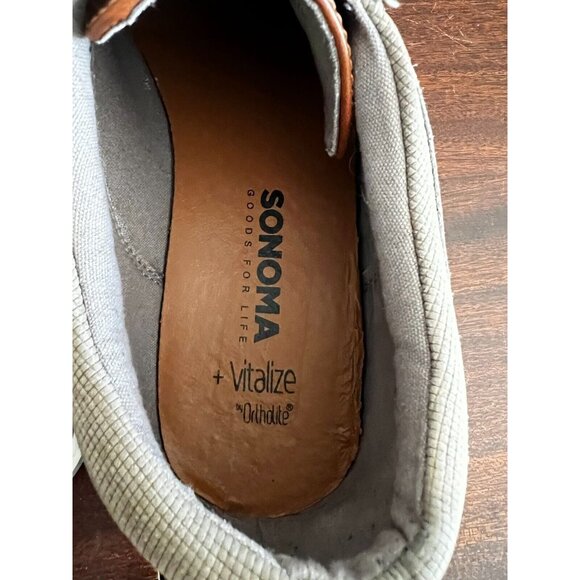 Sonoma Vitalize By Ortholite Dress Shoes Men's 9.5M Brown Faux Leather 216851 - Picture 9 of 10